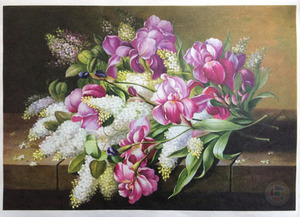 1544 수제냅킨 꽃 (46x32cm, 1장)