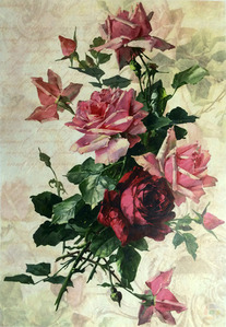 1548 수제냅킨 꽃 장미 (44x30.5cm, 1장)
