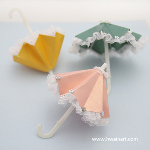 종이접기 우산 재료셋팅 DIY (10개)