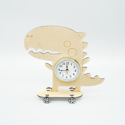 DIY 우드 보드타는 공룡 시계 (시계미포함 - 별도구매)