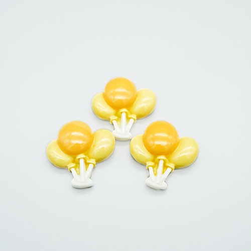 미니어쳐 장식 풍선묶음 - 노랑 (10개입)